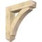 Ekena Millwork Thorton Arts and Crafts Rough Sawn Bracket w/ Offset Brace, Douglas Fir, 8"W x 36"D x 36"H BKT0806X36X36THR03RDF - alternate 1